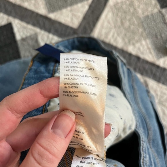 Pilcro by Anthropologie the cigarette high rise release hem jeans size 32 - Picture 5 of 10